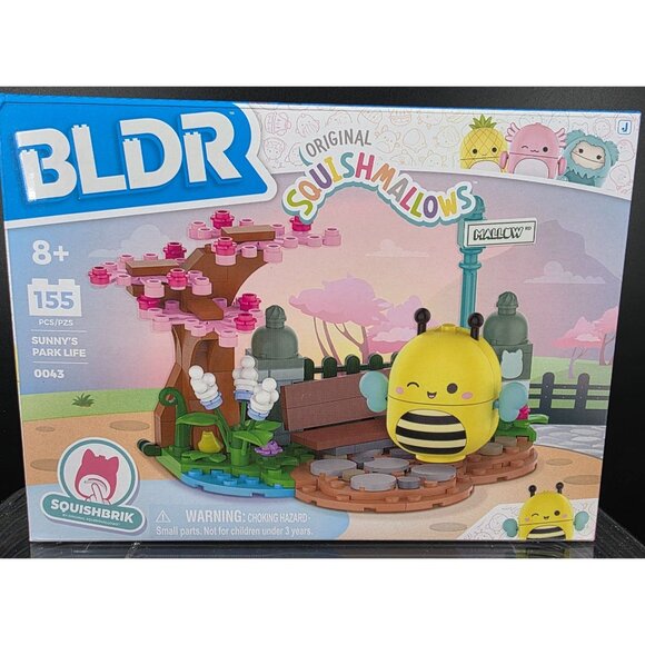 BLDR Squishmallows Sunny’s Park Life 0043 155pcs Jazwares Building Set - Picture 1 of 7